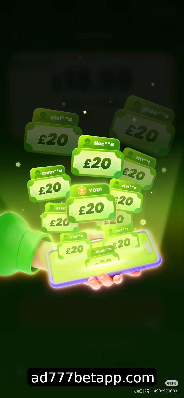 Interface do App ad777bet